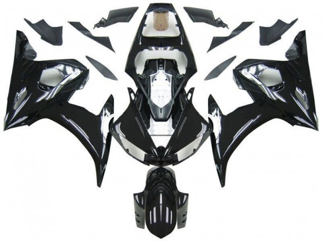 03-05 Schwarz Yamaha YZF R6 Motorrad Verkleidungen 03-05 Schwarz Yamaha YZF R6 Motorrad Verkleidungen