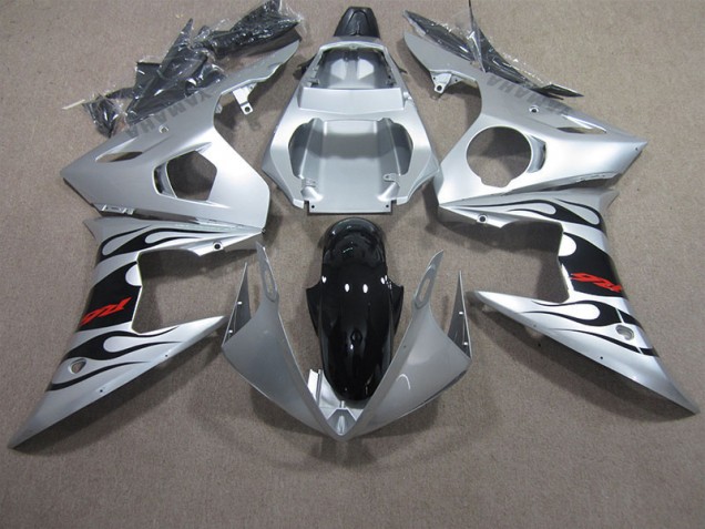 03-05 Silber Schwarz Rot Aufkleber Yamaha YZF R6 Motorrad Verkleidung 03-05 Silber Schwarz Rot Aufkleber Yamaha YZF R6 Motorrad Verkleidung