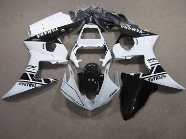 03-05 Weiß Schwarz Yamaha YZF R6 Motorrad Verkleidung