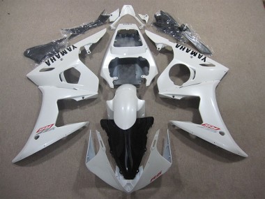 03-05 Weiß Yamaha YZF R6 Motorrad Verkleidungen