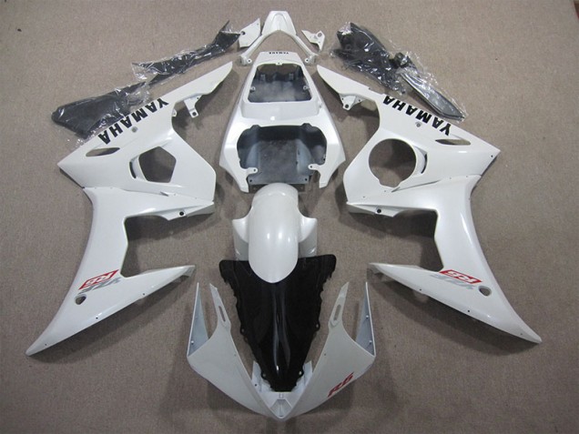 03-05 Weiß Yamaha YZF R6 Motorrad Verkleidungen