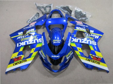04-05 Blau Telefumia Movistar Suzuki GSXR 600 Motorrad Verkleidung