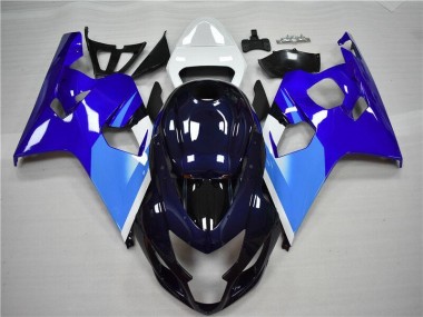 04-05 Blau Weiß Suzuki GSXR 600/750 Motorrad Verkleidungen