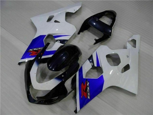 04-05 Blau Weiß Suzuki GSXR 600/750 Motorrad Vollverkleidung
