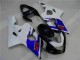 04-05 Blau Weiß Suzuki GSXR 600/750 Motorrad Vollverkleidung