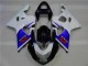 04-05 Blau Weiß Suzuki GSXR 600/750 Motorrad Vollverkleidung