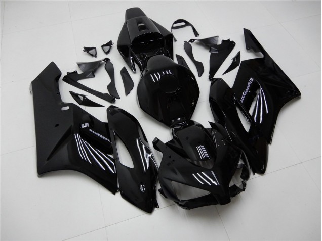 04-05 Glänzend Schwarz Honda CBR1000RR Motorrad Vollverkleidung 04-05 Glänzend Schwarz Honda CBR1000RR Motorrad Vollverkleidung