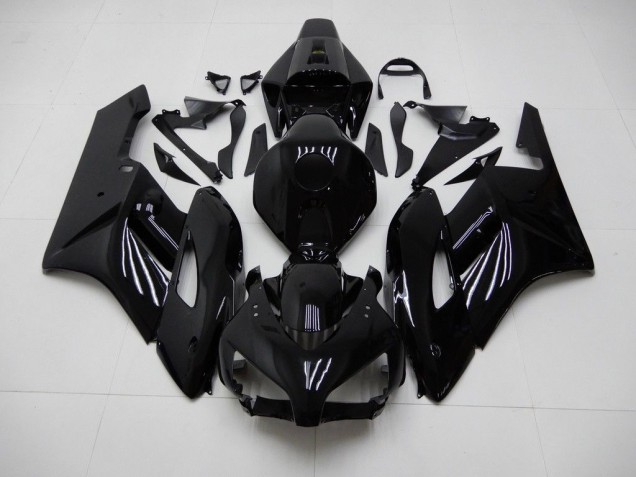 04-05 Glänzend Schwarz Honda CBR1000RR Motorrad Vollverkleidung 04-05 Glänzend Schwarz Honda CBR1000RR Motorrad Vollverkleidung