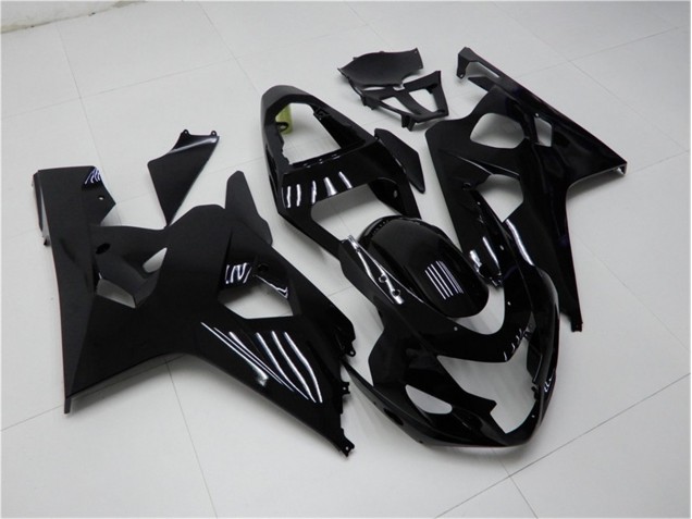 04-05 Glänzend Schwarz Suzuki GSXR 600/750 Motorrad Verkleidung 04-05 Glänzend Schwarz Suzuki GSXR 600/750 Motorrad Verkleidung