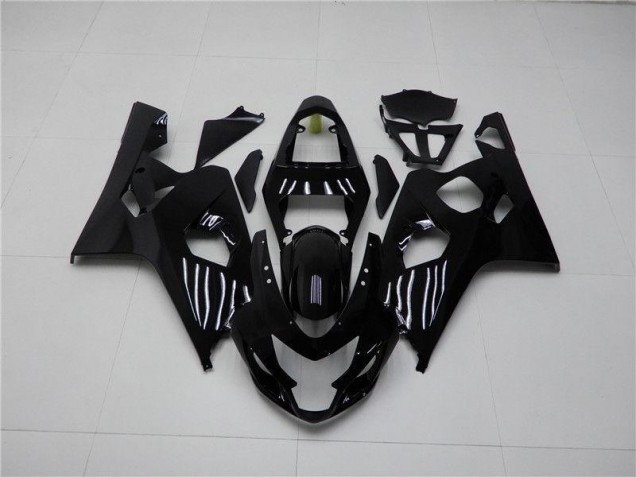 04-05 Glänzend Schwarz Suzuki GSXR 600/750 Motorrad Verkleidung 04-05 Glänzend Schwarz Suzuki GSXR 600/750 Motorrad Verkleidung