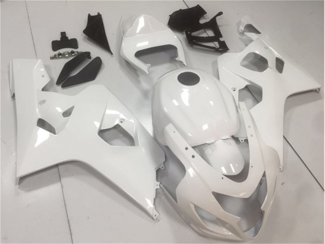 04-05 Glänzend Weiß Suzuki GSXR 600/750 Motorrad Verkleidung