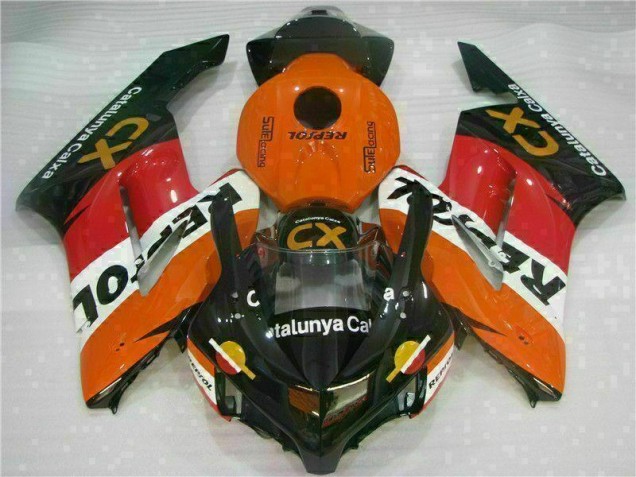 04-05 Orange Honda CBR1000RR Motorrad Vollverkleidung 04-05 Orange Honda CBR1000RR Motorrad Vollverkleidung
