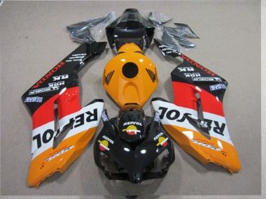 04-05 Orange Rot Repsol Honda CBR1000RR Motorrad Verkleidung