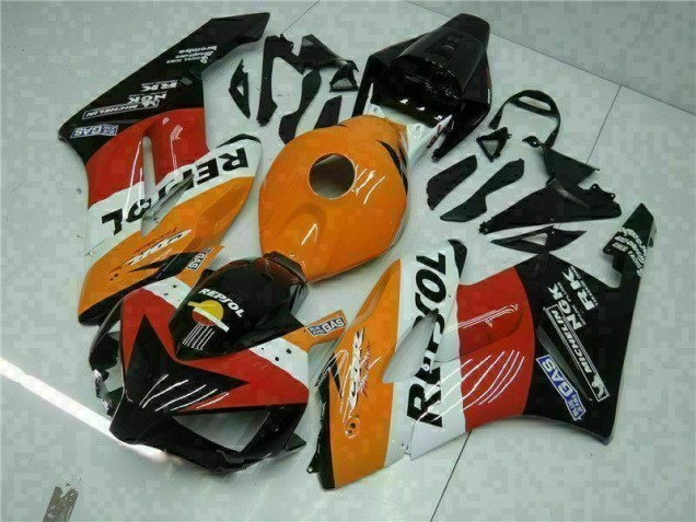 04-05 Orange Schwarz Repsol Honda CBR1000RR Motorrad Verkleidungen