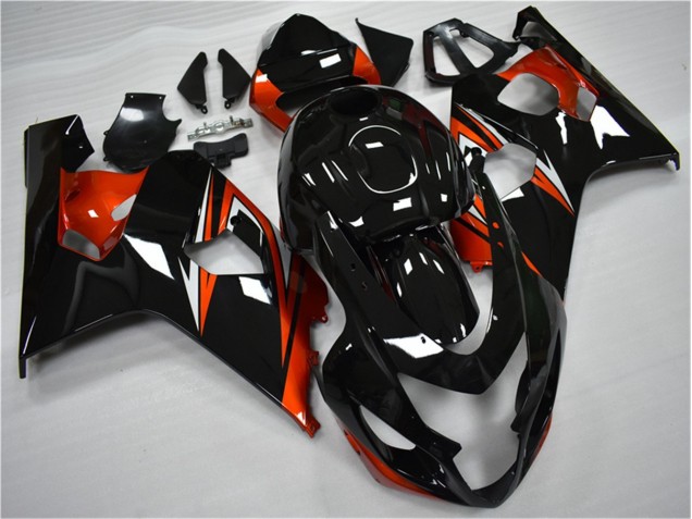 04-05 Orange Schwarz Suzuki GSXR 600/750 Motorrad Verkleidung 04-05 Orange Schwarz Suzuki GSXR 600/750 Motorrad Verkleidung