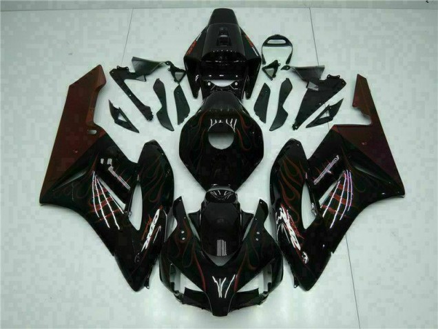 04-05 Rot Flamme Honda CBR1000RR Motorrad Verkleidung 04-05 Rot Flamme Honda CBR1000RR Motorrad Verkleidung