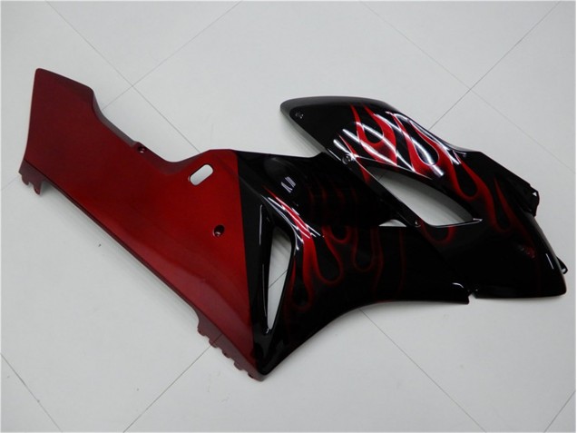 04-05 Rot Schwarz Honda CBR1000RR Motorrad Vollverkleidung 04-05 Rot Schwarz Honda CBR1000RR Motorrad Vollverkleidung