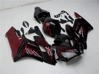 04-05 Rot Schwarz Honda CBR1000RR Motorrad Vollverkleidung