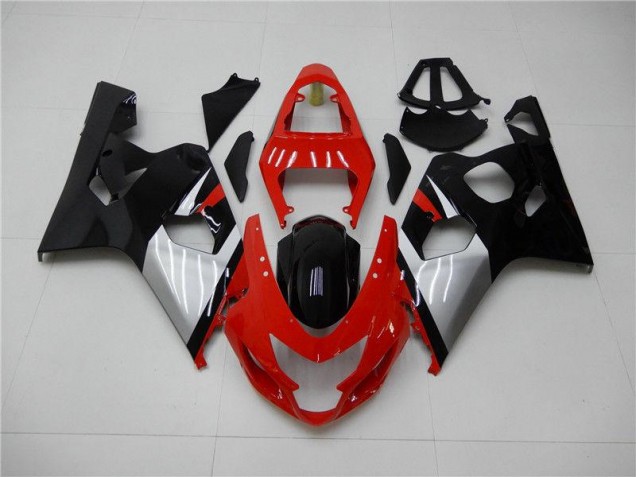04-05 Rot Schwarz Suzuki GSXR 600/750 Motorrad Verkleidung 04-05 Rot Schwarz Suzuki GSXR 600/750 Motorrad Verkleidung