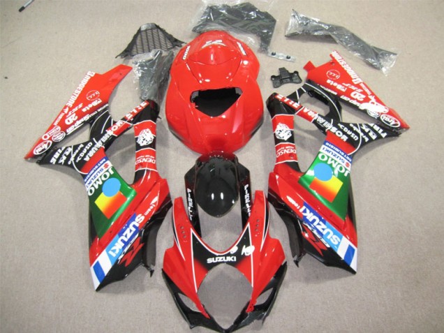 04-05 Rot Schwarz Suzuki GSXR 600 Motorrad Verkleidung 04-05 Rot Schwarz Suzuki GSXR 600 Motorrad Verkleidung