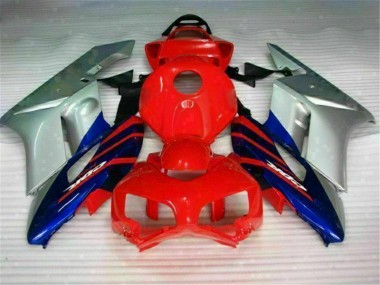 04-05 Rot Silber Blau Honda CBR1000RR Motorrad Verkleidung