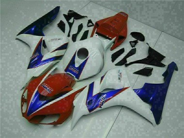 04-05 Rot Weiß Honda CBR1000RR Motorrad Verkleidungen