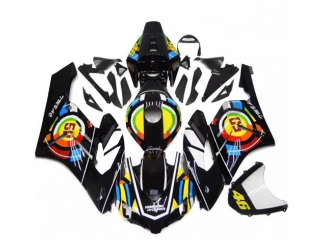 04-05 Schwarz Honda CBR1000RR Motorrad Verkleidung