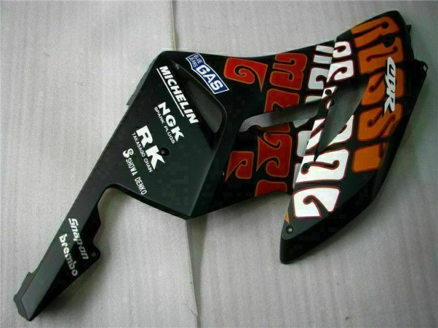 04-05 Schwarz Orange Honda CBR1000RR Motorrad Verkleidung