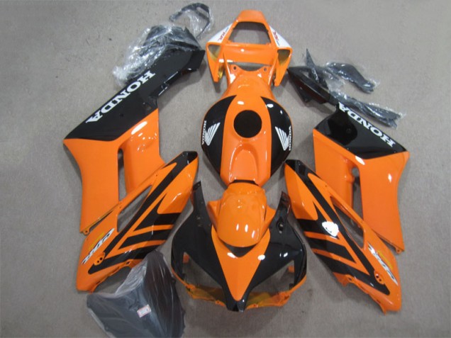 04-05 Schwarz Orange Honda CBR1000RR Motorrad Verkleidungen