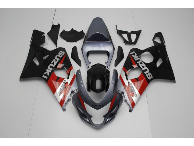 04-05 Schwarz Rot Suzuki GSXR 750 Motorrad Verkleidung 04-05 Schwarz Rot Suzuki GSXR 750 Motorrad Verkleidung