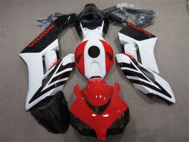 04-05 Schwarz Rote Weiß Honda CBR1000RR Motorrad Verkleidung