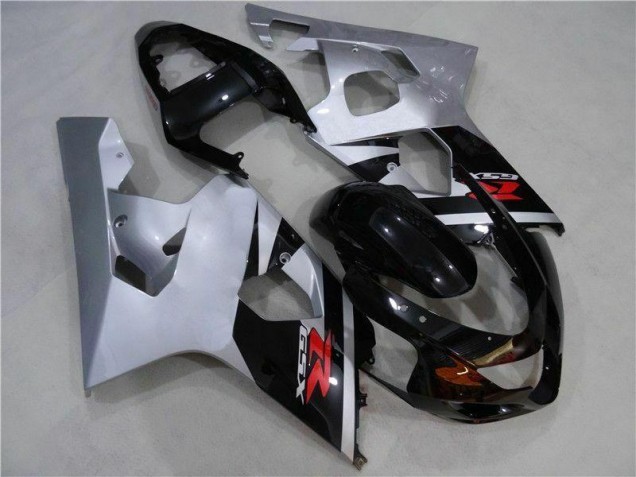 04-05 Schwarz Silber Suzuki GSXR 600/750 Motorrad Verkleidung