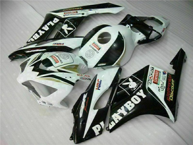 04-05 Schwarz Weiß Honda CBR1000RR Motorrad Verkleidung