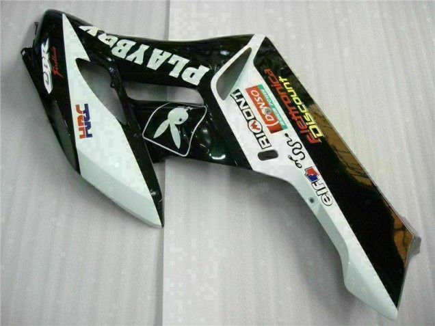 04-05 Schwarz Weiß Honda CBR1000RR Motorrad Verkleidung