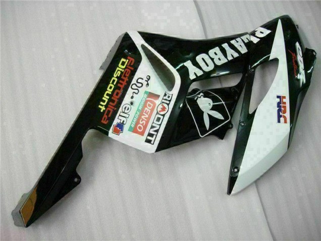 04-05 Schwarz Weiß Honda CBR1000RR Motorrad Verkleidung