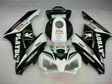 04-05 Schwarz Weiß Honda CBR1000RR Motorrad Verkleidung