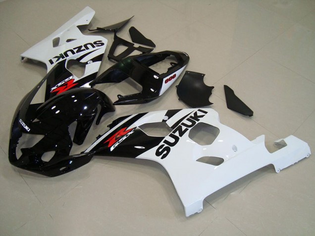 04-05 Schwarz Weiß Suzuki GSXR 750 Motorrad Verkleidungen
