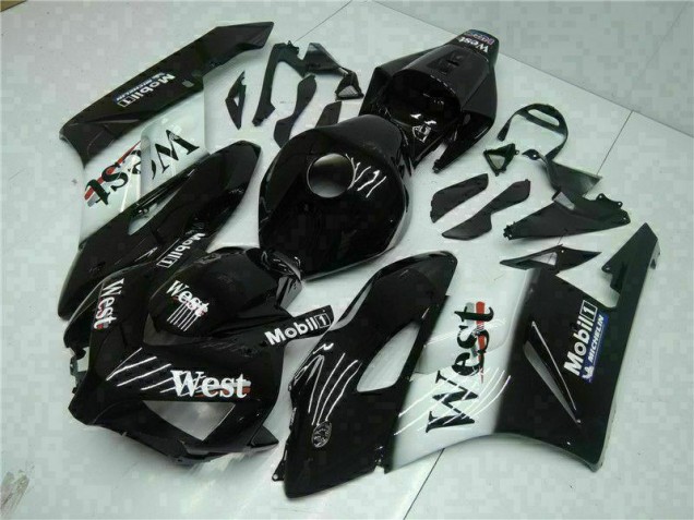 04-05 Schwarz West Honda CBR1000RR Motorrad Verkleidung 04-05 Schwarz West Honda CBR1000RR Motorrad Verkleidung