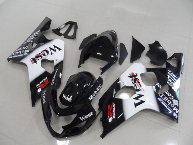 04-05 Schwarz West Suzuki GSXR 750 Motorrad Verkleidung 04-05 Schwarz West Suzuki GSXR 750 Motorrad Verkleidung