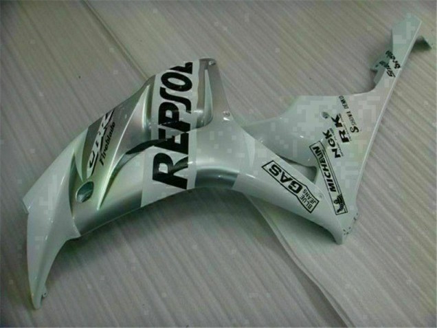 04-05 Silber Repsol Honda CBR1000RR Motorrad Verkleidungen
