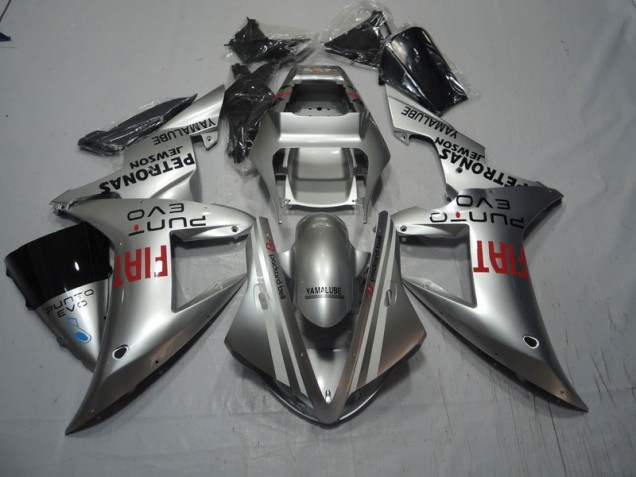 04-05 Silber Rot Fiat Honda CBR1000RR Motorrad Verkleidung 04-05 Silber Rot Fiat Honda CBR1000RR Motorrad Verkleidung