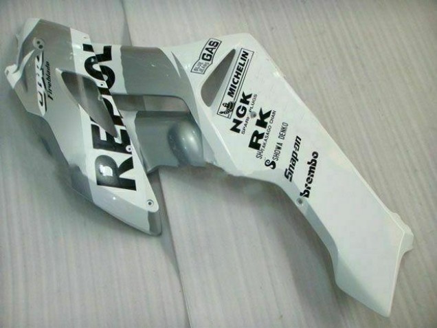 04-05 Silber Weiß Repsol Honda CBR1000RR Motorrad Verkleidung 04-05 Silber Weiß Repsol Honda CBR1000RR Motorrad Verkleidung