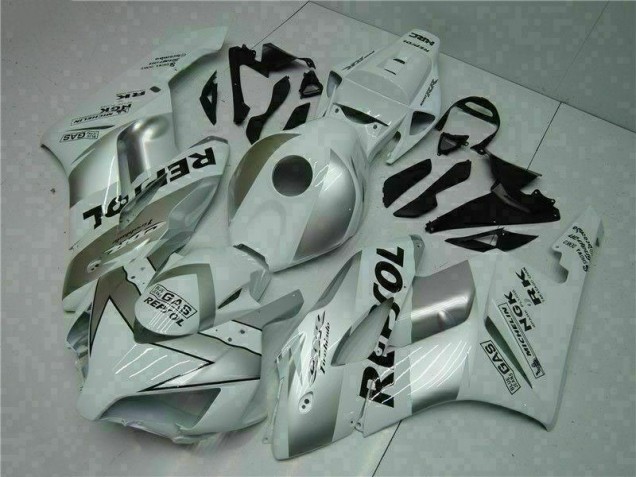 04-05 Silber Weiß Repsol Honda CBR1000RR Motorrad Verkleidungen