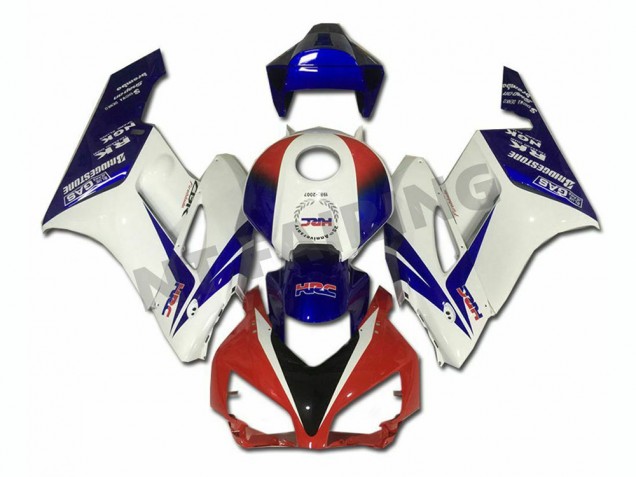 04-05 Weiß Blau Rot Honda CBR1000RR Motorrad Verkleidung