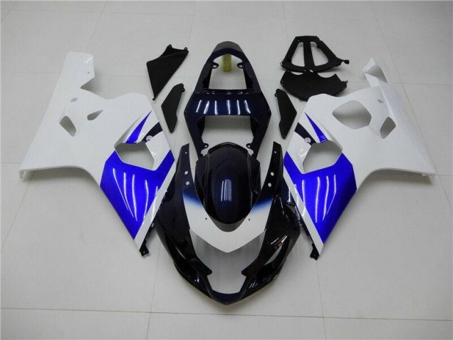 04-05 Weiß Blau Suzuki GSXR 600/750 Motorrad Verkleidung