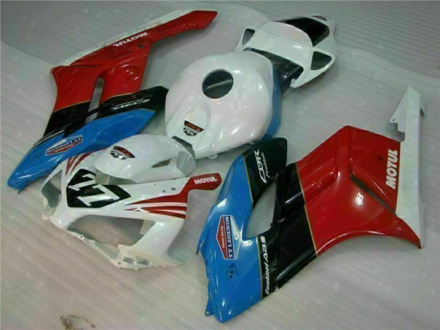 04-05 Weiß Rot 77 Honda CBR1000RR Motorrad Verkleidung