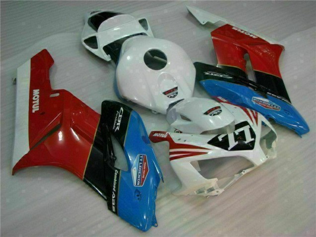 04-05 Weiß Rot 77 Honda CBR1000RR Motorrad Verkleidung