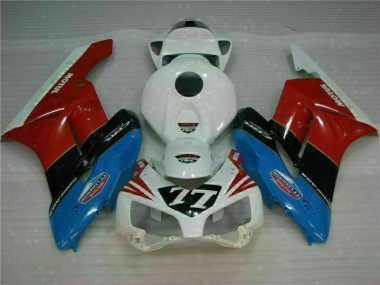04-05 Weiß Rot 77 Honda CBR1000RR Motorrad Verkleidung