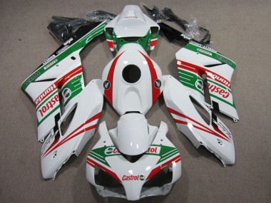 04-05 Weiß Rot Castrol Honda CBR1000RR Motorrad Verkleidung