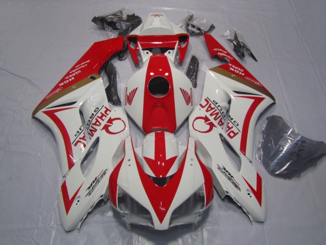 04-05 Weiß Rot PRAMAC Honda CBR1000RR Motorrad Verkleidung 04-05 Weiß Rot PRAMAC Honda CBR1000RR Motorrad Verkleidung